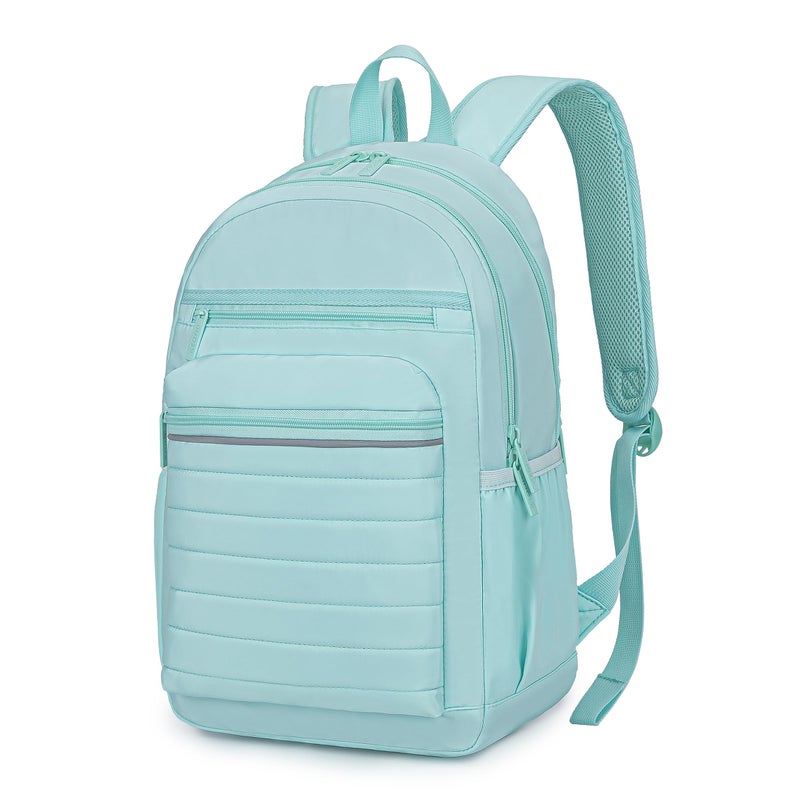 KEOFID Travel Backpack for Women, Womens Work Backpacks, Anti-theft Backpack Purse, Back pack for College Girls, Carry-On Travel Backpacks,Bookbag(Light Green) - Image 1