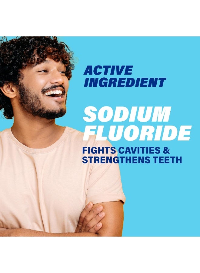 ACT Anticavity Zero Alcohol Fluoride Mouthwash 18 fl. oz, With Accurate Dosing Cup, Cinnamon - Image 5