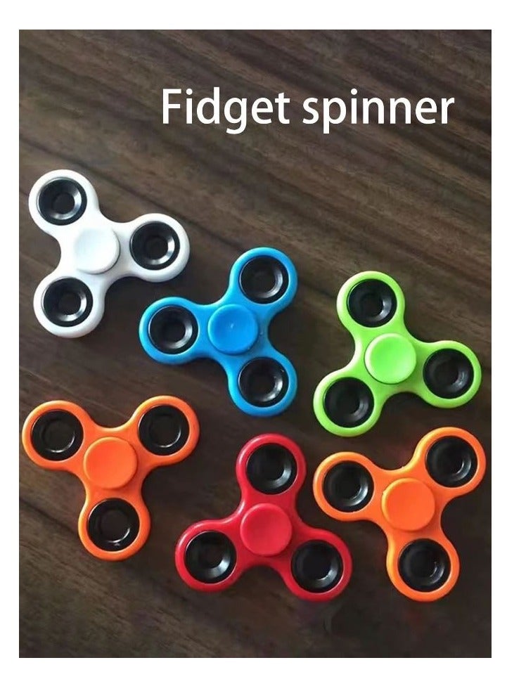 Random Color Tri-spinner & Triple Spinner Fidget Toy For Stress Relief And Fun Eid Toy - Image 1