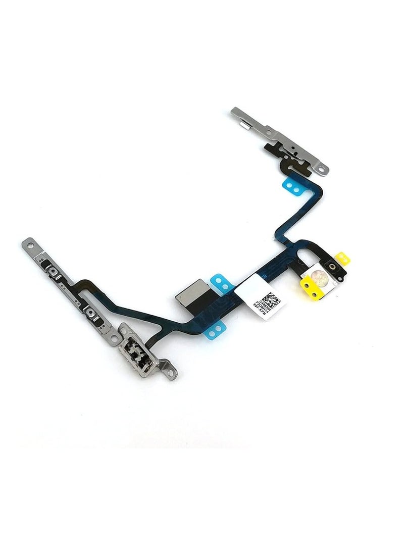 Volume & Power Flex With Bracket Compatible For iPhone 8 