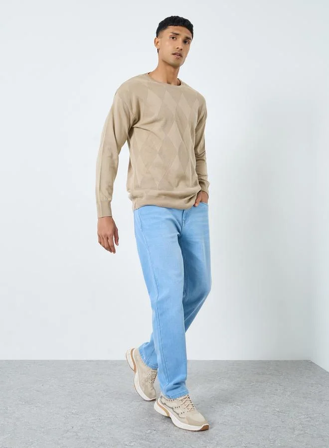 Styli Styli Men Light Wash Regular Fit Jeans