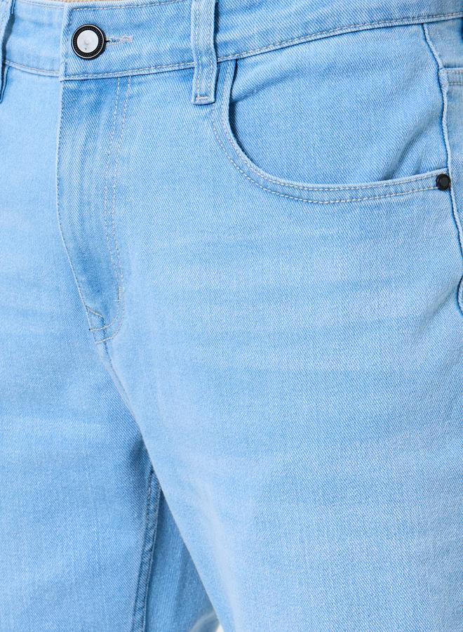 Styli Men Light Wash Regular Fit Jeans - Image 3