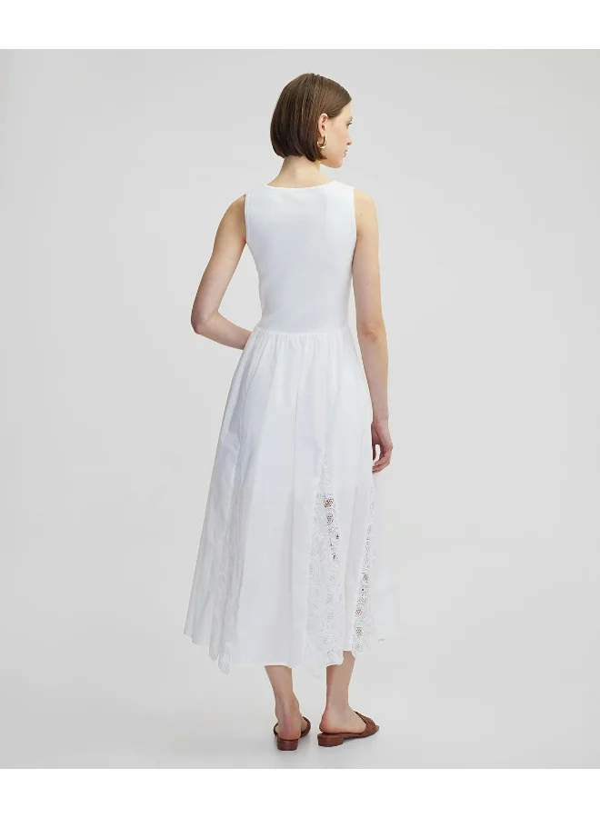 Ipekyol Square Neck Broderie Anglaise Dress