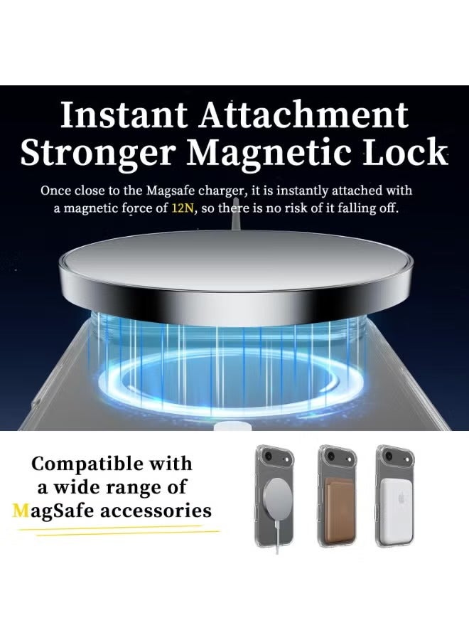 BlueFire Ultra Clear iPhone 17 Air Case [6.6" 2025] - Military-Grade Magnetic Phone Cover | 15ft Drop Protection | Anti-Yellowing, Scratch-Resistant | Magsafe Compatible with N52 Magnets - Image 2