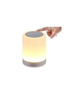 Led Cool Touch Lamp Bluetooth Speaker Wireless Hifi Speaker Light Usb Rechargeable Portable With Tws