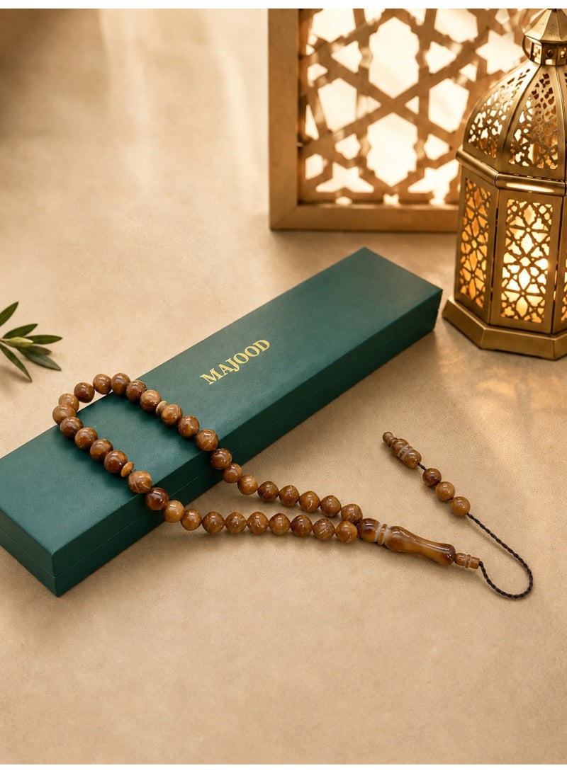 MAJOOD 33 Kuka Tower-Shaped Prayer Beads/Tasbih/7.7MM - Image 2