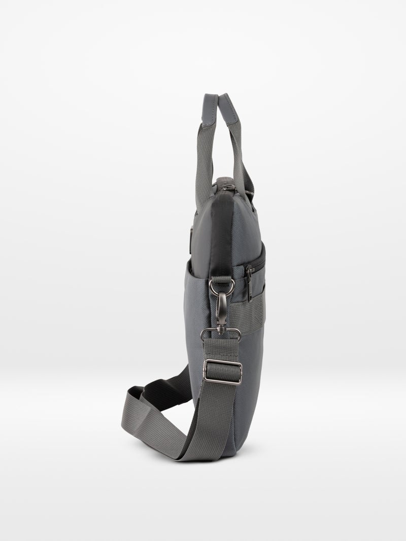 ORYX O-LapClassy Sleek Laptop Bag Minimalist Lightweight Work Bag Grey - Image 3