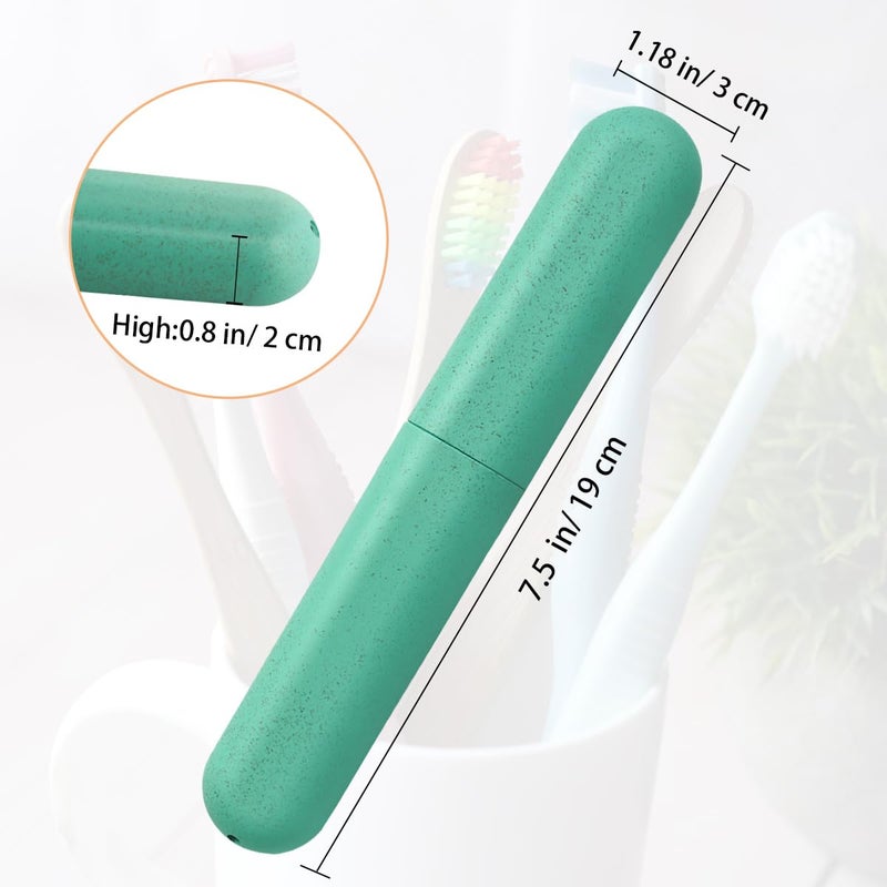 ZYYC 4 Pack Travel Toothbrush Case, Holder Toothbrush Travel Containers for Trip Home Camping Dust-Proof and Sanitary, Travel Toothbrush Holder - Image 3