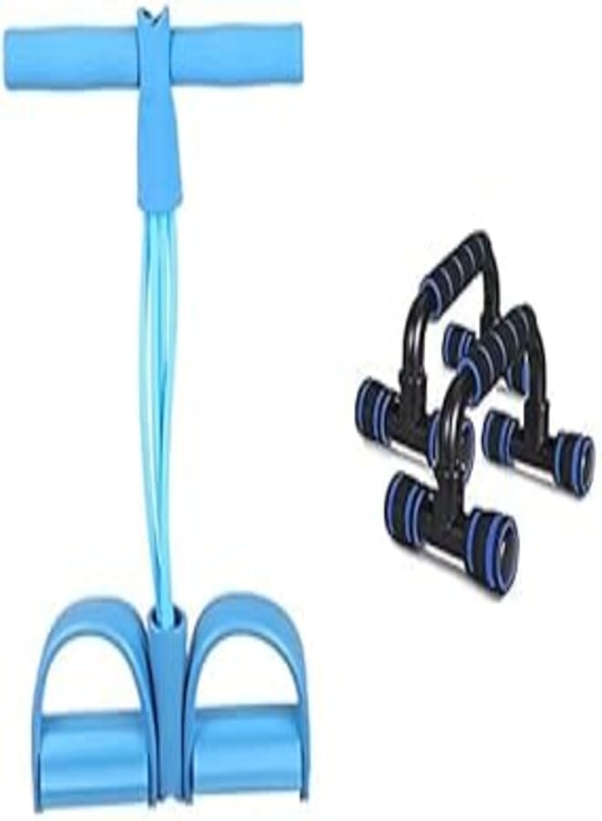 Generic Bundle Sit up floor bar + Push-Up Support H-Type Perfect Muscle Push Up Pushup Bars Stands Handles Aid Equipment for Men and Women Pushups,Home Gym Fitness Exercise, Strength Training 1 Pair 