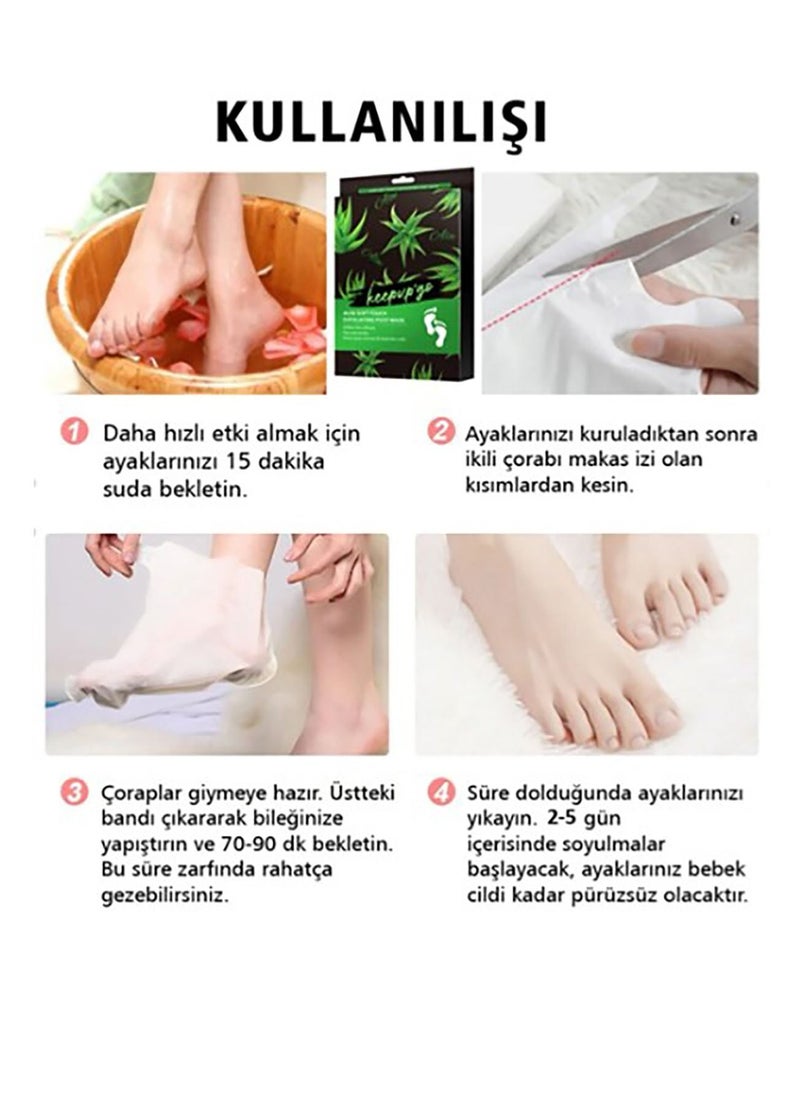 Generic - Foot peeling mask consisting of two pieces - Image 1