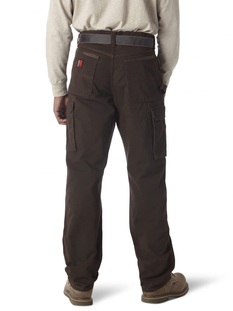 Wrangler Riggs Workwear Mens Ranger Work Utility Pants, Dark Brown, 35W x 34L US - Image 3