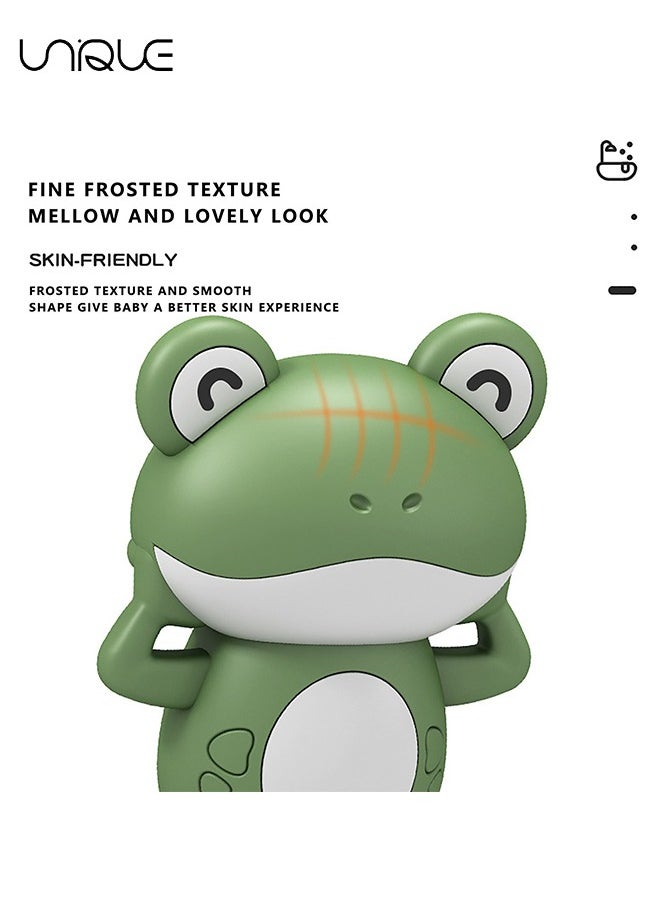 Unique - 3 Pieces Wind Up Bath Frogs for Kids,Swimming Frog Toys in Assorted Colors, Frog Bathtub Toys for Kids That Swim in Water, Great as Swimming Pool Toys - Image 1