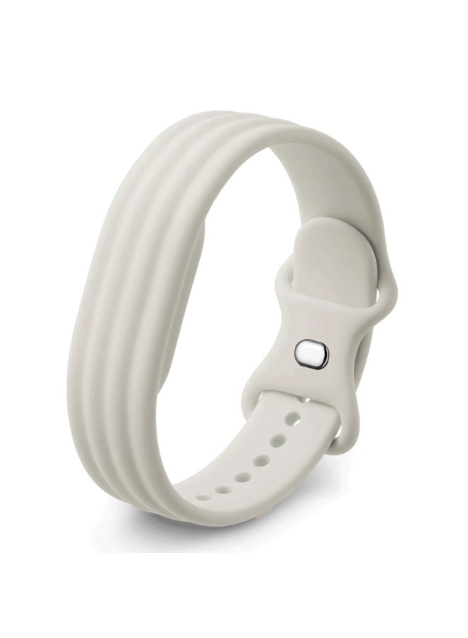Google Fitbit Air Compatible Monochrome Sport Silicone Watch Band - Image 1