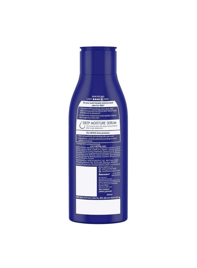 Nivea Nourishing Lotion Body Milk 200Ml (Pack Of 3) Dry Skin - Image 4