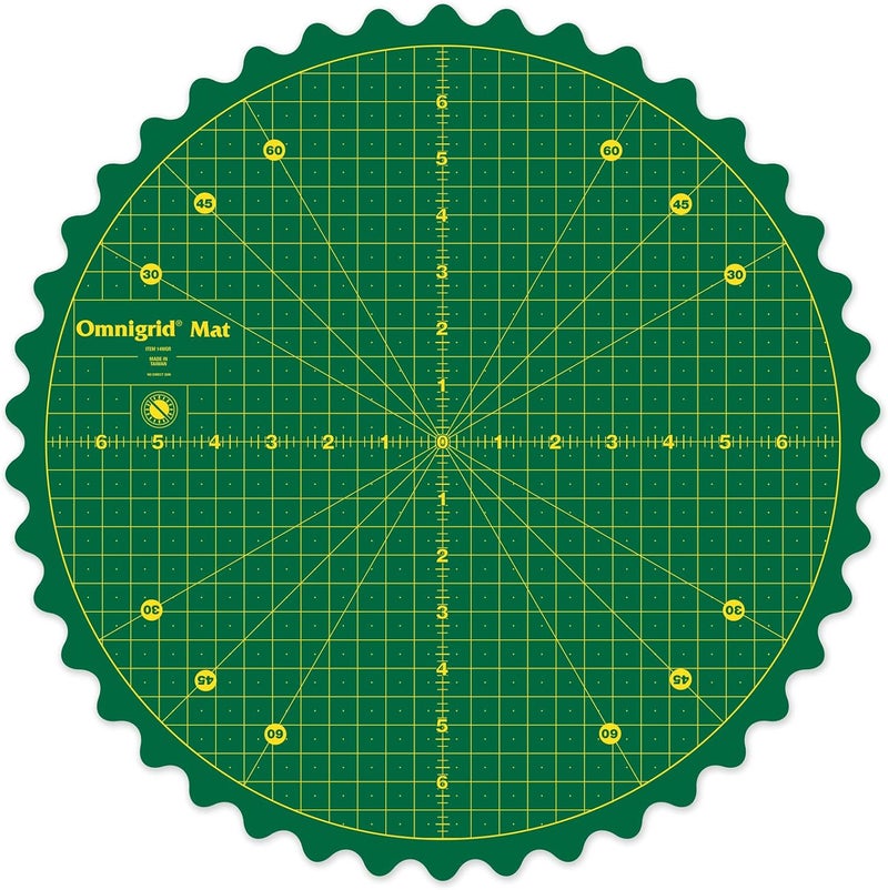 Omnigrid 360 Rotating Self-Healing Cutting Mat, 14" - Image 1