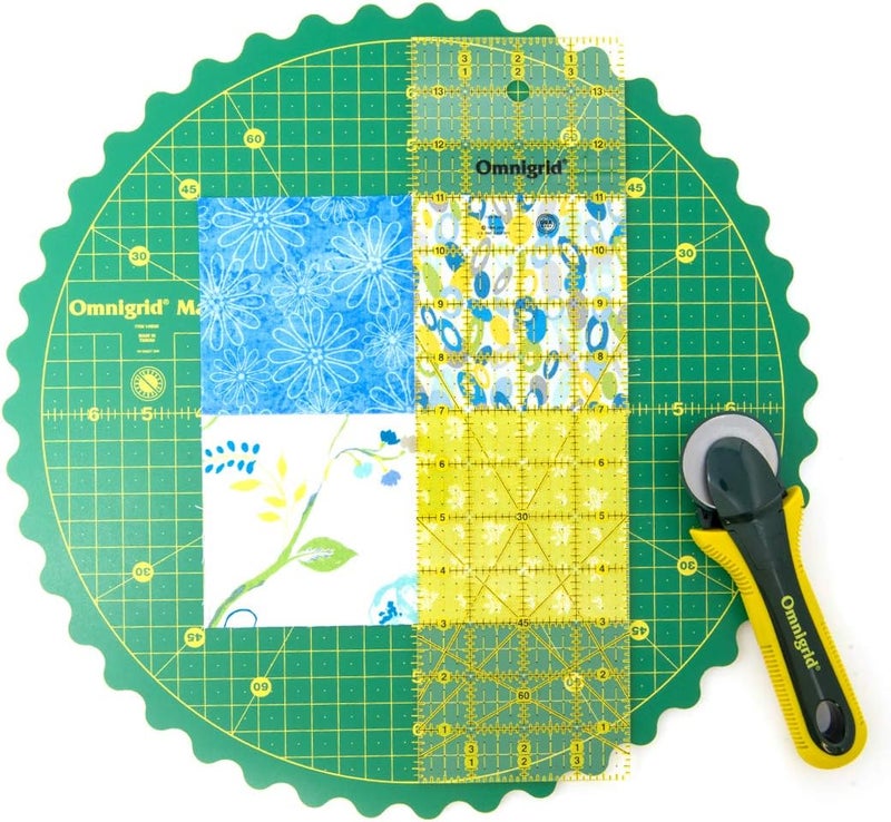 Omnigrid 360 Rotating Self-Healing Cutting Mat, 14" - Image 4