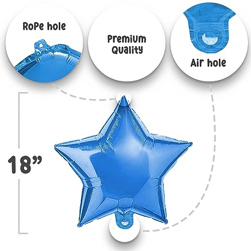 Just Party 1st Birthday Boy Decoration Set - 65-Piece Complete Birthday Party Decorations for Boys First Birthday - Blue Balloons, Foil Balloons, and DIY Decor Kit - Image 2