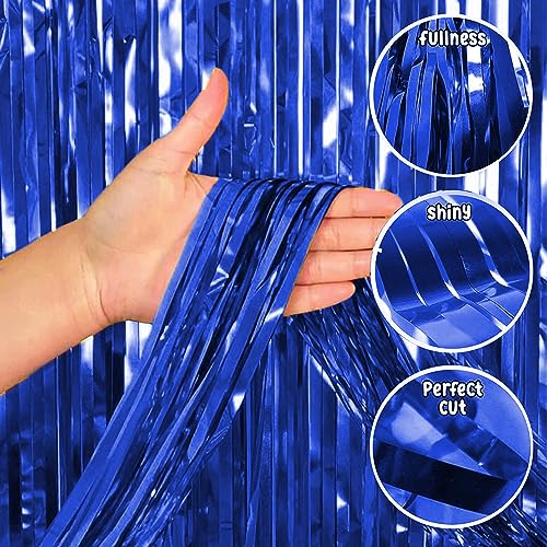 Just Party 1st Birthday Boy Decoration Set - 65-Piece Complete Birthday Party Decorations for Boys First Birthday - Blue Balloons, Foil Balloons, and DIY Decor Kit - Image 4