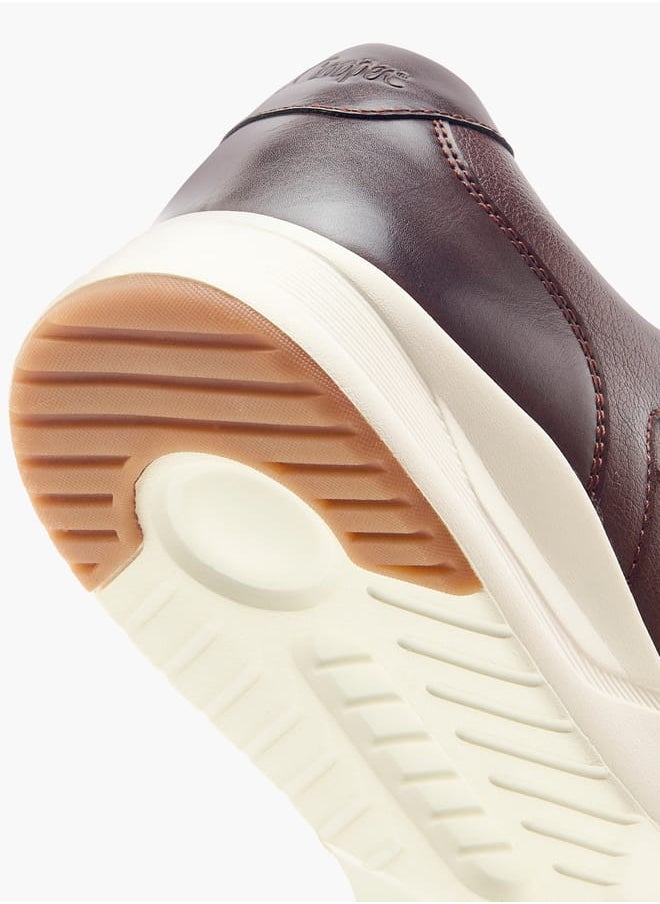 Lee Cooper - Mens Solid Lace-Up Low Ankle Sneakers - Image 1