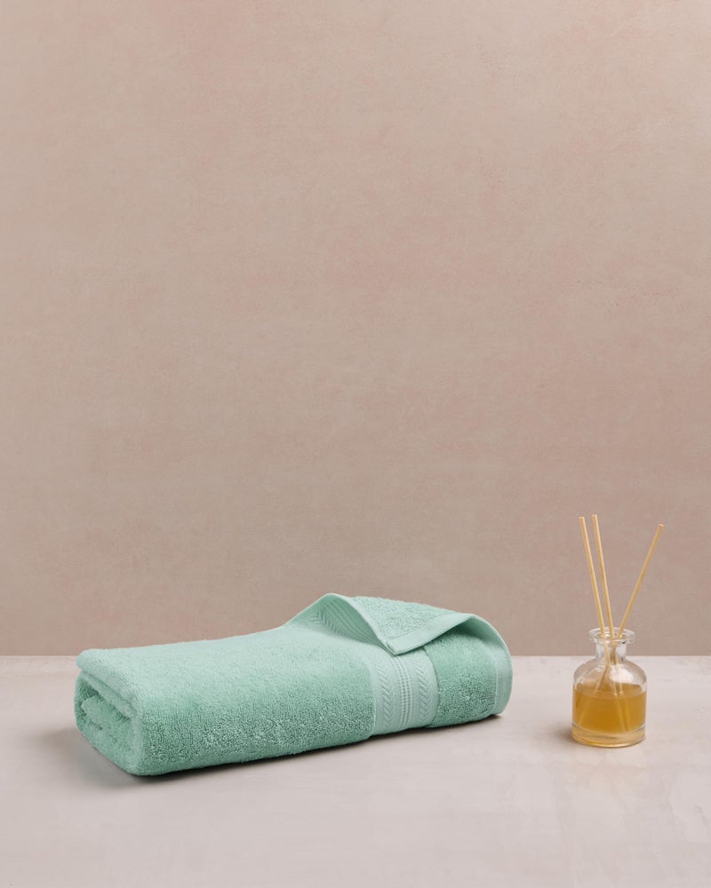 Himêya Himeya Bamboo Cotton Towels for Bath | Bath Towel Large Size | Bath Towel - Soft & Absorbent | 600 GSM | 1 Piece Bath Towel for Men/Women |70 cms x 140 cms - Ice Burst - Image 2