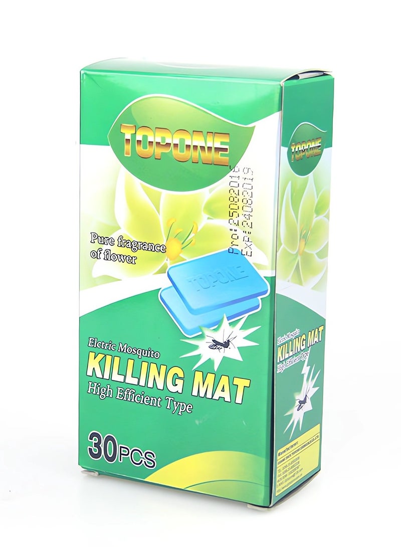 SYOSI حصائر كهربائية طاردة للبعوض، أوراق طاردة للبعوض، سخان للبعوض 30 قطعة - Image 3