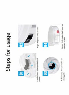 Y&D Fly Trap Revolving Electronic Trap, USB Powered Automatic Silent Catcher Device Suitable for restaurants,hotels & families, Easy Cleaning  - Image 5