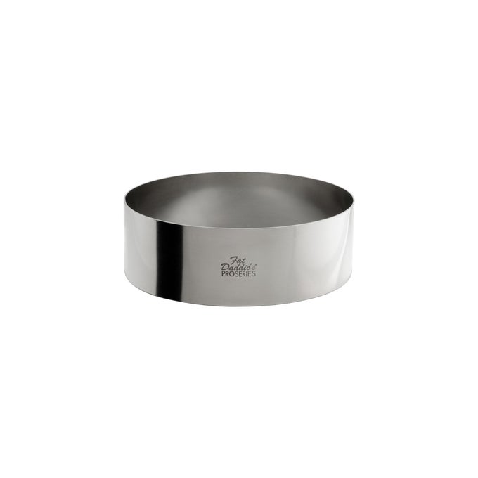 STAINLESS STEEL ROUND CAKE PASTRY RING 6 X 2 INCH