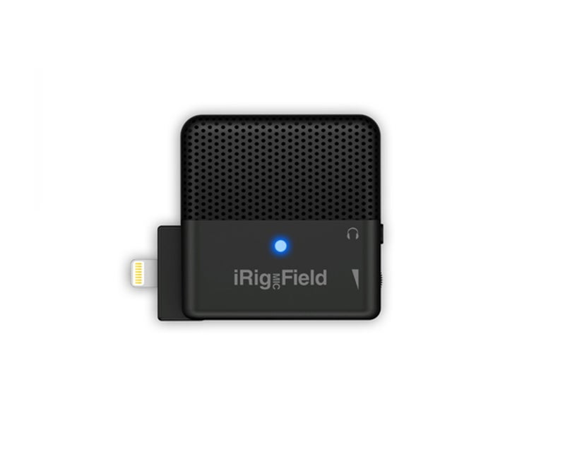 IK Multimedia iRig Mic Field Portable Lightning Stereo Field Microphone iOS Vlog Recording Condenser  Mic - Image 3