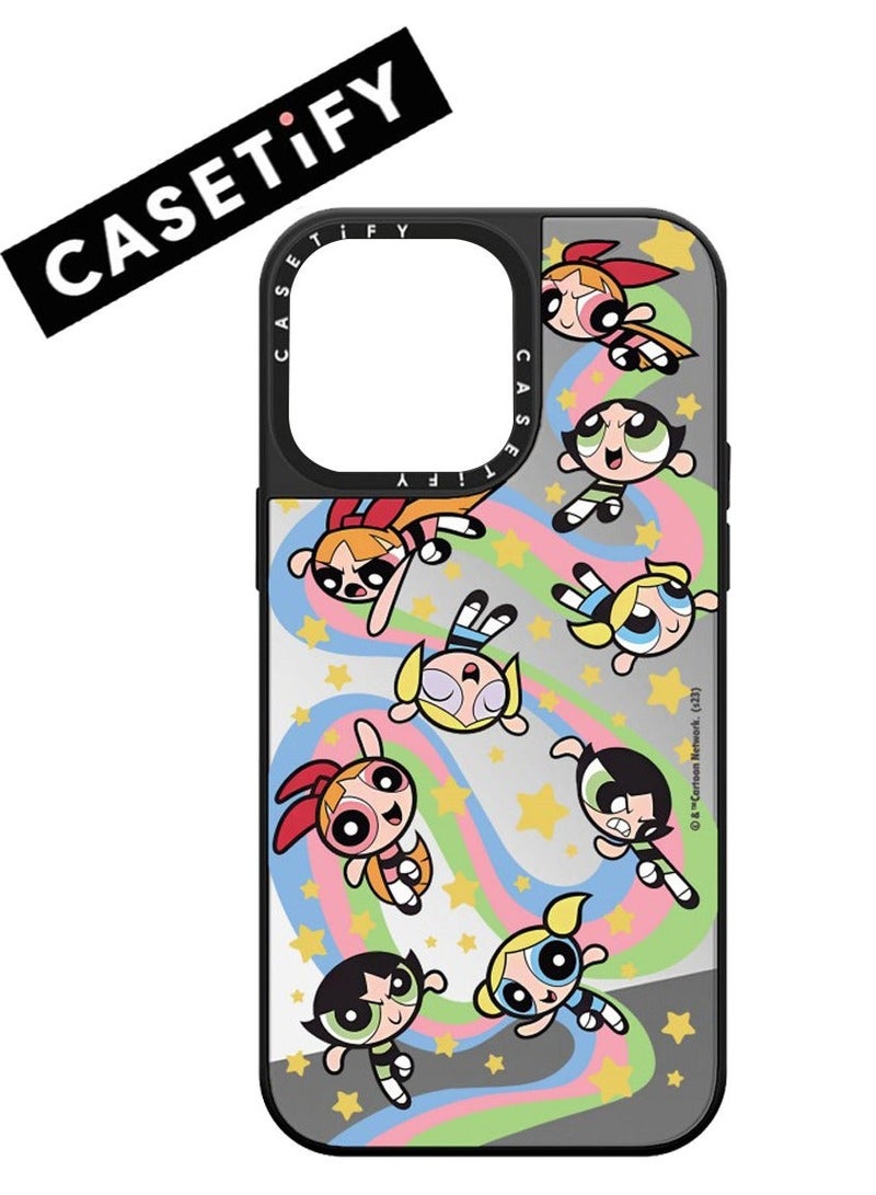 Casetify Apple iPhone 14 Pro Max Case The Powerpuff Girls Phone Cover - Mirror Face - Image 1