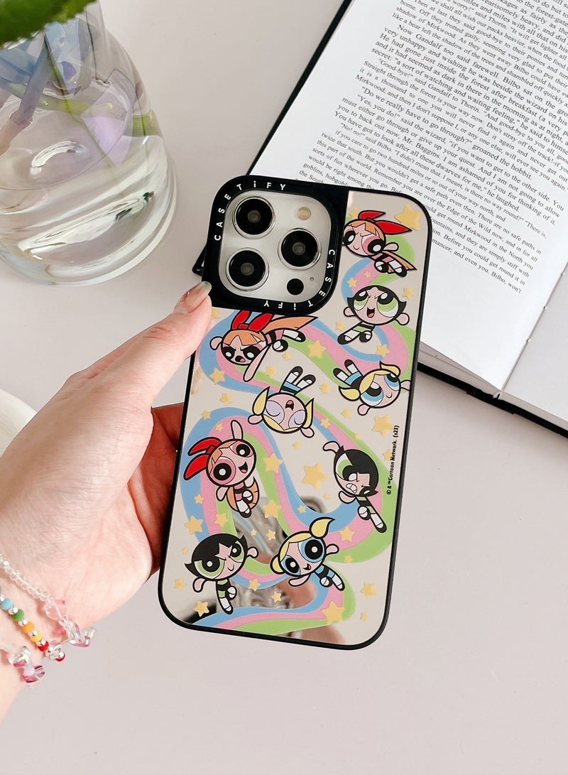 Casetify Apple iPhone 14 Pro Max Case The Powerpuff Girls Phone Cover - Mirror Face - Image 2