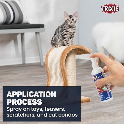 Trixie: - Catnip Play Spray Toy | Stimulate Playful Behaviour in Cats | Can be Used on Toys and Scratch Post to Attract and Engage Your Cats | Improves Strength and Potential – 175 Ml - Image 5