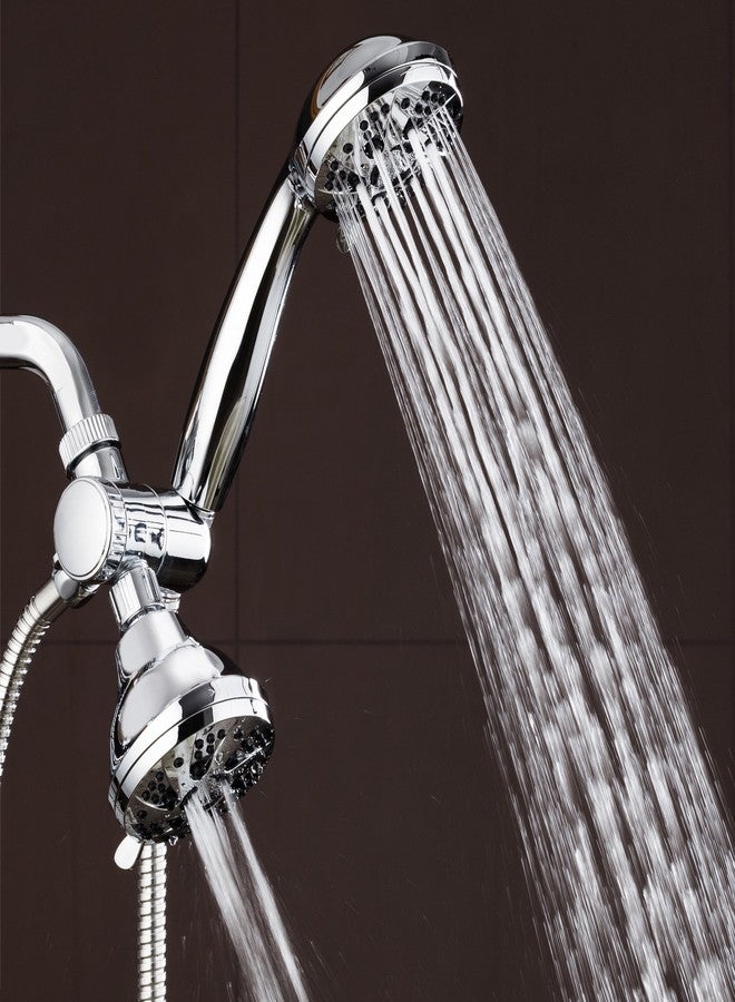 AquaDance Total Chrome High Pressure 3-way 48-setting Rain - Handheld Shower Head Combo - Angle Adjustable, Anti-Clog Jets, Tool-Free Installation - USA Standard Certified - Top U.S. Brand - Image 5