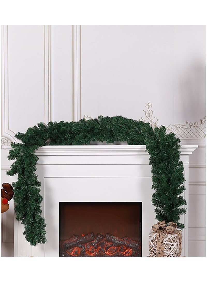 إكليل صناعي بحجم 270 سم، 300 فرع من أطراف شجرة الصنوبر لشجرة الأعياد في الداخل والخارج عيد الميلاد (أ) - Image 1