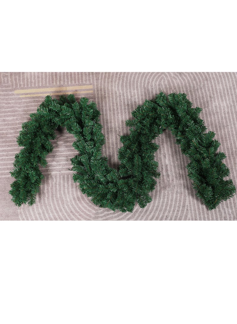 إكليل صناعي بحجم 270 سم، 300 فرع من أطراف شجرة الصنوبر لشجرة الأعياد في الداخل والخارج عيد الميلاد (أ) - Image 5