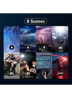 Neewer NEEWER LED Video Light,Portable Bi-Color 3200K~5600K Dimming Lights for Cameras, CRI 97+, 8 Scene Modes, 2000mAh Rechargeable Battery for Gaming/YouTube/Vlog/Photography - NL-36AI  - Image 5