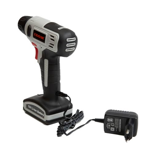 IZOM 12V Cordless Drill Driver With Accessories, 10 Mm Chuck Size, Black - Image 5