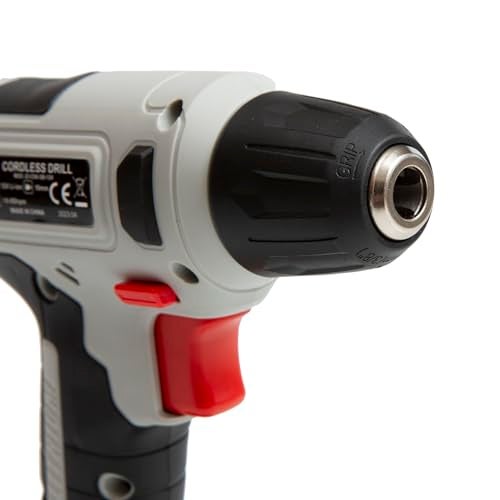 IZOM 12V Cordless Drill Driver With Accessories, 10 Mm Chuck Size, Black - Image 3