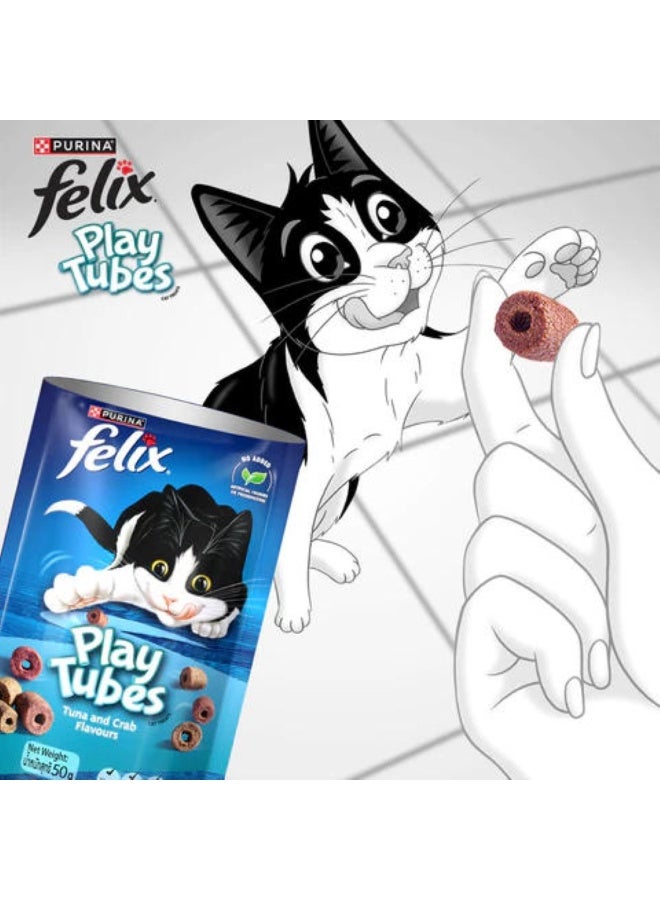 Purina Felix Play Tubes Tuna & Crab Cat Treats 50G  - Image 5