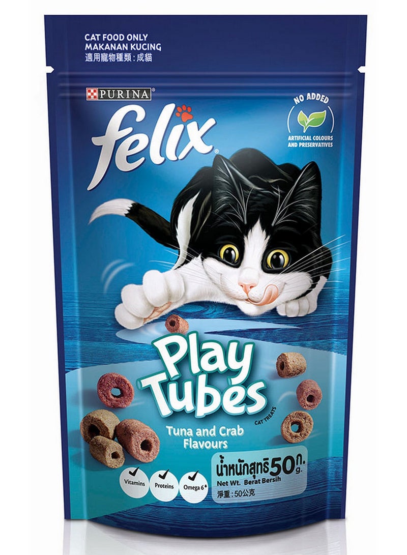 Purina Felix Play Tubes Tuna & Crab Cat Treats 50G  - Image 3