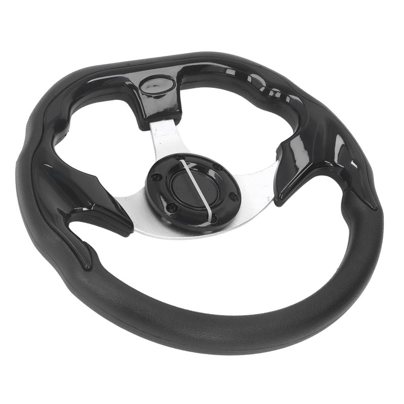 13 Inch PU Leather Racing Steering Wheel - Comfortable Grip Improved Handling for Car Interior Upgrade Aftermarket Replacement - Image 4