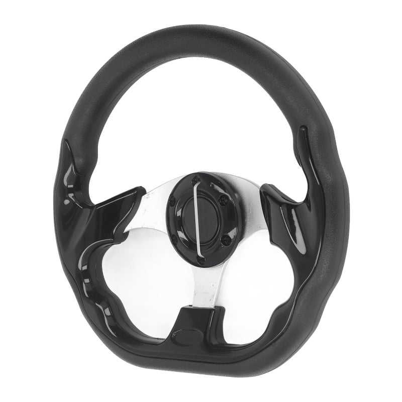 13 Inch PU Leather Racing Steering Wheel - Comfortable Grip Improved Handling for Car Interior Upgrade Aftermarket Replacement - Image 2