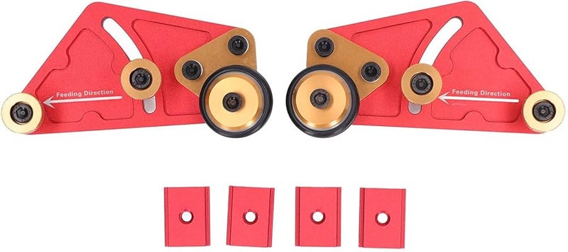 Aluminum Alloy Bearing Roller Feeder Adjustable Guide Wheel Set For Table Saws Band Saws - Image 2