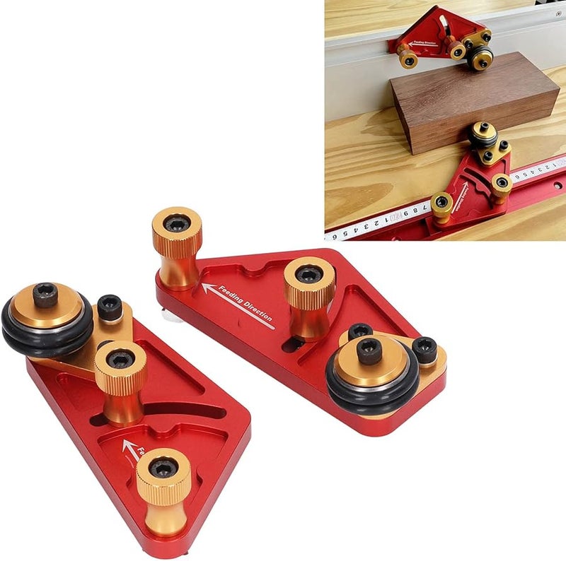 Aluminum Alloy Bearing Roller Feeder Adjustable Guide Wheel Set For Table Saws Band Saws - Image 4
