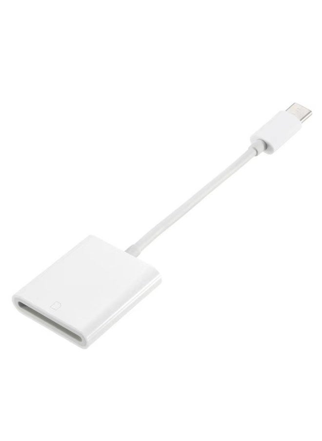 Generic - Two-in-one Lightning Adapter For Phones Tfsd Card Reader Type Otg Digital Cputer Accessories-Color:3-wire 2usb+sd/tf/apple Charging - Image 1