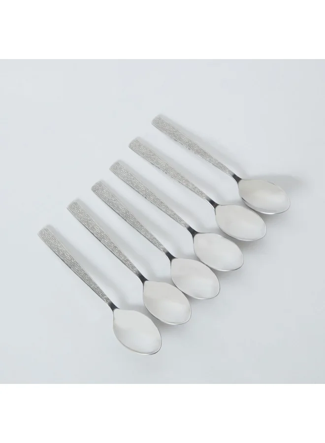 Home Box  New Jersey 6-Piece Tea Spoon Set 13 x 1.5 x 3 cm  | Best Price UAE