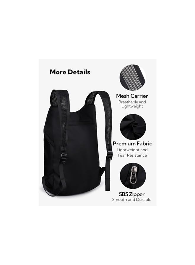 WATERFLY Ultralight Foldable Backpack 15 L: Small Packable Hiking Backpack Lightweight Thin Backpack Sporty Daypack Daypack For Outdoor Hiking City Trip Men Women - Image 4