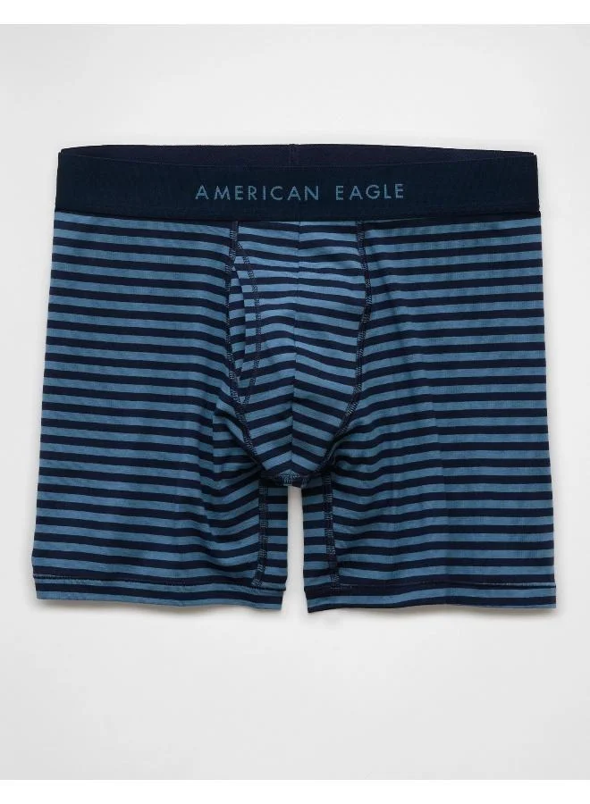 American Eagle AEO Men's Striped 6" Classic Boxer Brief