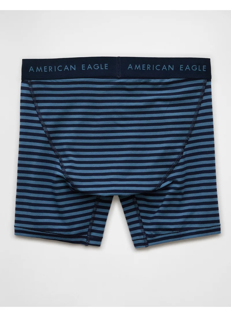 امريكان ايجل AEO Men's Striped 6" Classic Boxer Brief