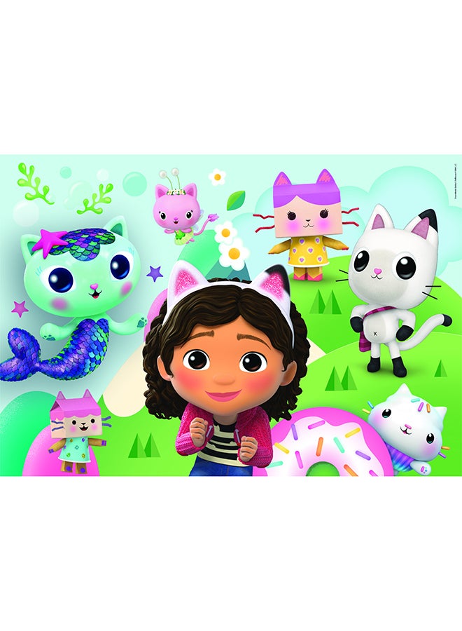 Clementoni Puzzle Gabby Dollhouse 2X60Pcs - Image 4