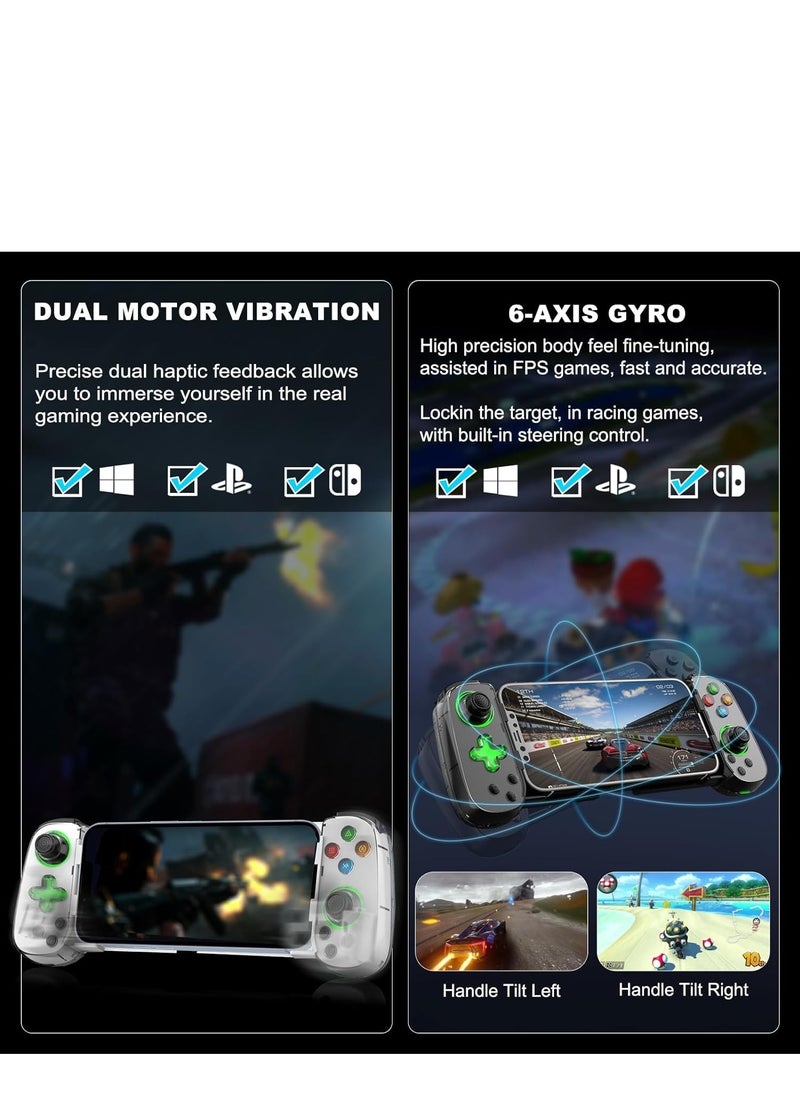 Generic - Wireless Bluetooth Gaming Controller for iPhone iPad Android PC with Back Button and Analog Triggers Low Latency for CODM Diablo Immortal - Image 1